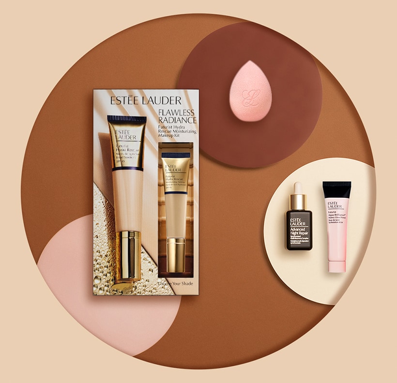 Receive your free complexion kit when you buy a Futurist foundation