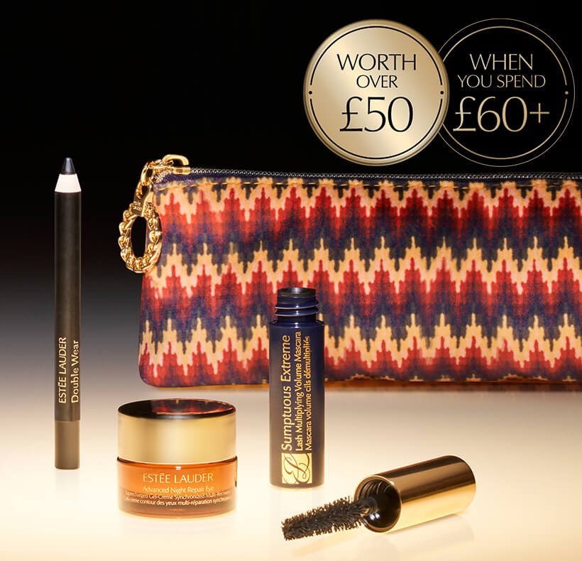 Receive a free beauty gift worth over £50 when you spend £60 or more