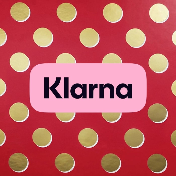 Klarna available for all orders above £30