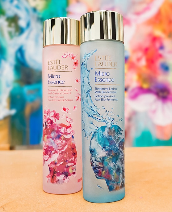 image of hueman x micro essence PowerOfME collaboration